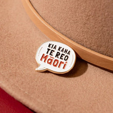 'Kia Kaha Te Reo Māori' Enamel Badge Pin