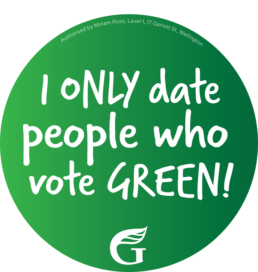 I Only Date People Who Vote Green - Stickers