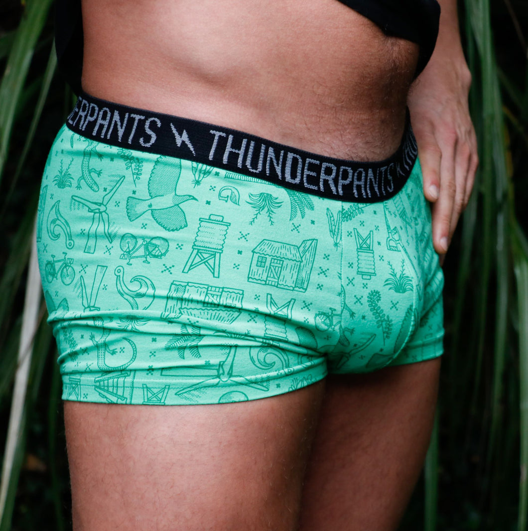 Boxer Thunderpants - Pouch Front – Green Party of Aotearoa New Zealand