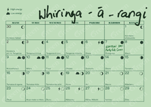 Marama-taka Calendar