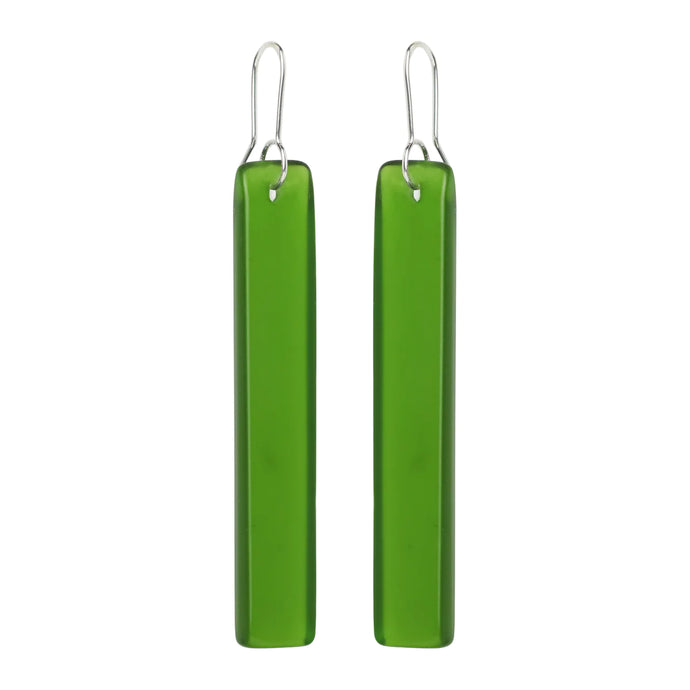 Straight Drop Long Earrings