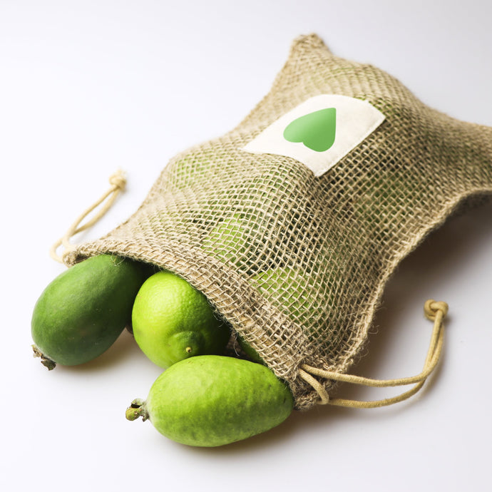 Green Party Jute Produce Bag