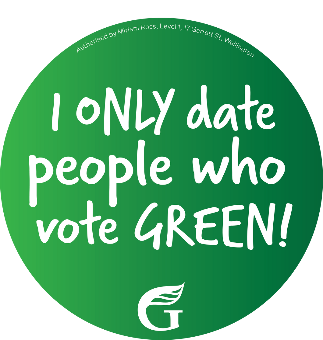 I Only Date People Who Vote Green Stickers - Discount