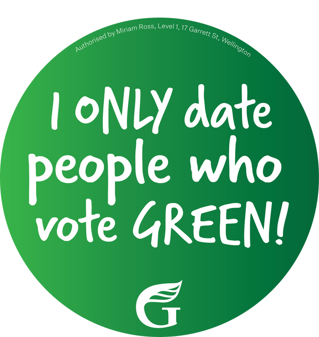 I Only Date People Who Vote Green  - Stickers